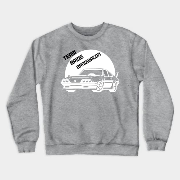 Team Bride Bandwagon Crewneck Sweatshirt by Rissenprints